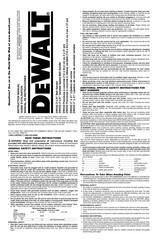 DeWalt DW432 Manual De Instrucciones