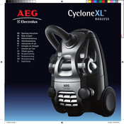 AEG Electrolux CycloneXL BAGLESS Instrucciones De Uso