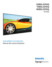 Philips Signage Solutions 86BDL3510Q Manual Del Usuario