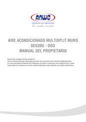 anwo GES30IE-DOO Manual Del Propietário