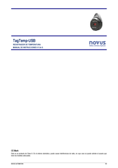 Novus TagTemp-USB Manual De Instrucciones