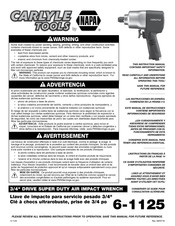 Carlyle Tools NAPA Manual De Instrucciones