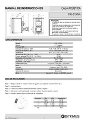 Optimus CAL-3150VA Manual De Instrucciones