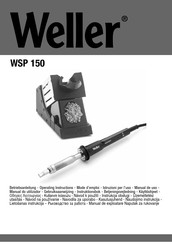 Weller WSP 150 Manual De Uso