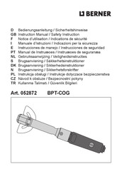 Berner BPT-COG Instrucciones De Manejo