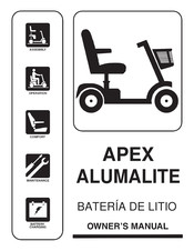 Pride APEX ALUMALITE Manual De Instrucciones