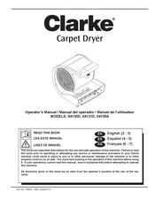 Clarke 04155A Manual Del Operador