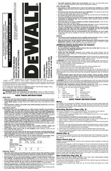 DeWalt DW411 Manual De Instrucciones