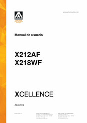 Amate Audio X218WF Manual De Usuario