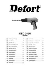 Defort DED-250N Instrucciones De Servicio