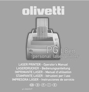 Olivetti PG L8en Instrucciones De Servicio