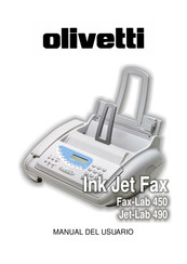 Olivetti Jet-Lab 490 Manual Del Usuario