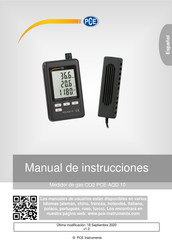 PCE Instruments PCE-AQD 10 Manual De Instrucciones