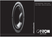 Canton pure music Manual De Instrucciones