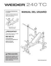 Weider 240 TC Manual Del Usuario