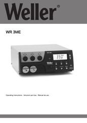 Weller WR 3ME Manual De Uso