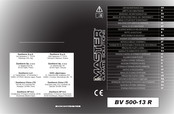 MCS Master BV 500-13 R Manual De Instrucciones