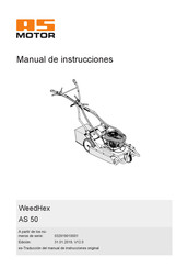 AS MOTOR WeedHex AS 50 Manual De Instrucciones