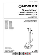 Nobles Speedshine 2000HD Manual Del Operador Y Piezas