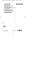 EINHELL 41.377.55 Manual De Instrucciones