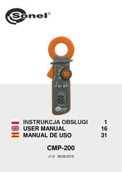 Sonel CMP-200 Manual De Uso