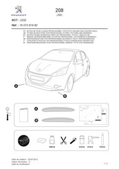 Peugeot 16 074 818 80 Instrucciones De Montaje