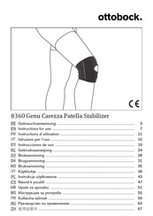 Ottobock 8360 Genu Carezza Instrucciones De Uso