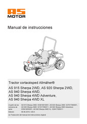 AS MOTOR 035619050001 Manual De Instrucciones