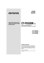 Aiwa CT-FX530M Manual De Instrucciones