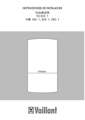 Vaillant TurboBLOCK VCM 282/1 Instrucciones De Instalación