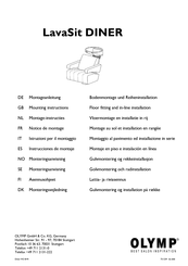 Olymp LavaSit DINER Instrucciones De Montaje