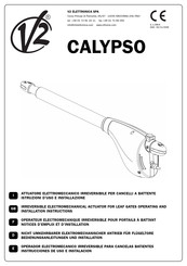 V2 ELETTRONICA CALYPSO 500 Instrucciones De Uso