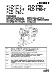 JUKI PLC-1710-7 Manual De Instrucciones