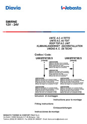 Webasto Diavia U003FF073E/3 Instrucciones De Montaje