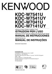 Kenwood KDC-W7141UY Manual De Instrucciones