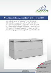 biohort LoungeBox Instrucciones De Montaje