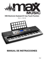 Max Music KB3 Manual De Instrucciones