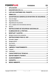 Powerplus POWE80040 Manual De Instrucciones