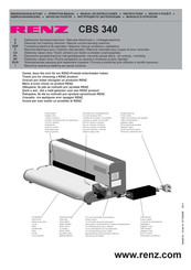 Renz CBS 340 Manual De Instrucciones