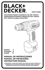 Black+Decker CD121 Manual De Instrucciones