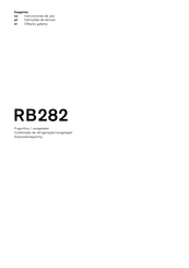 Gaggenau RB282 Instrucciones De Uso