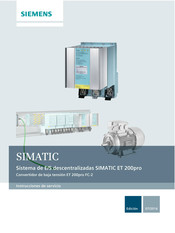 Siemens SIMATIC ET 200pro FC-2 Instrucciones De Servicio