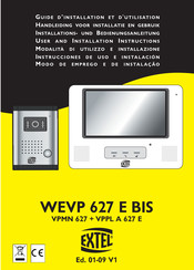 Extel WEVP 627 E BIS Instrucciones De Uso