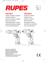 Rupes DD108LT Manual De Uso