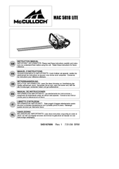 McCulloch MAC 5616 LITE Manual De Instrucciones