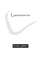 Sonus Faber Venere Wall Manual De Instrucciones