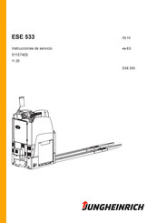 Jungheinrich ESE 533 Instrucciones De Servicio