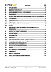 Powerplus POWX903 Manual De Instrucciones