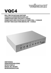 Velleman VQC4 Manual Del Usuario