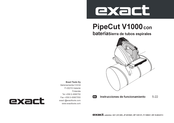 eXact PipeCut V1000 Instrucciones De Funcionamiento